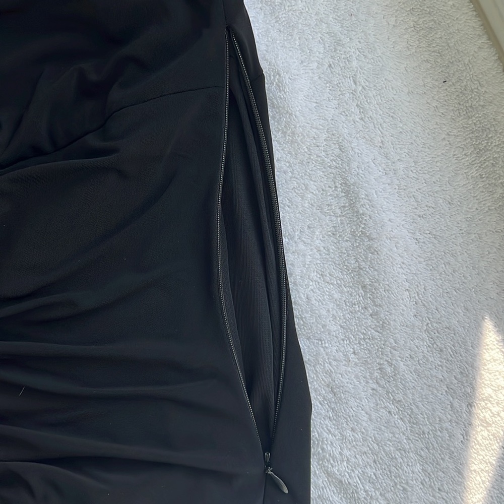Kay Unger New York Black Dress Size 8 - Picture 6 of 7